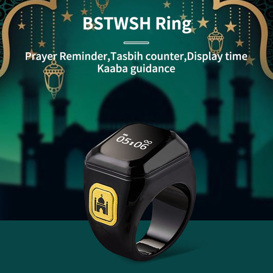 Smart Digital Tasbeeh Ring for Muslims